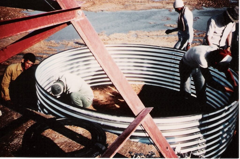 Franklin Hodge Temporary Water Storage Tanks for Remote Site in North Africa
