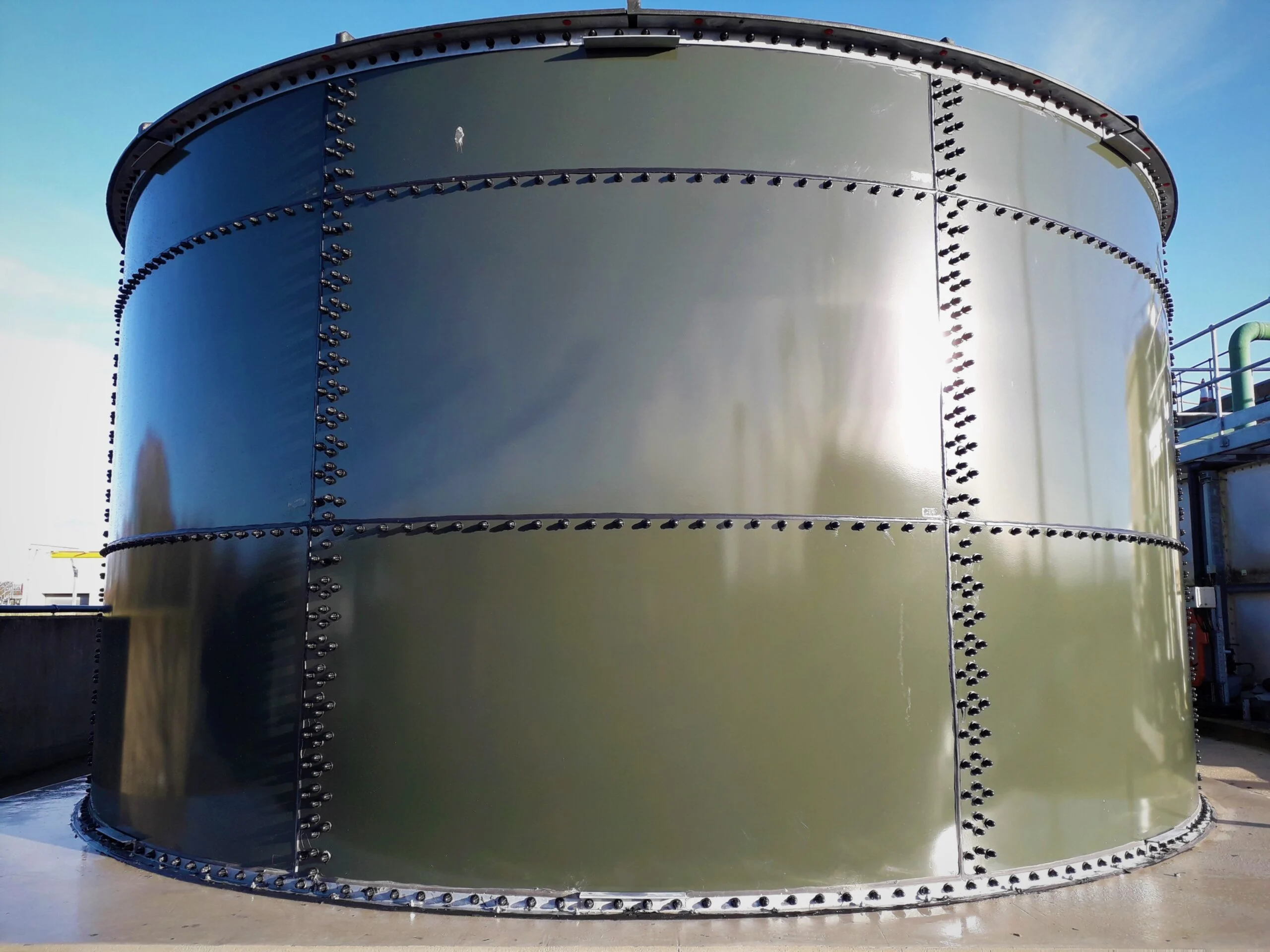 glass coated tank