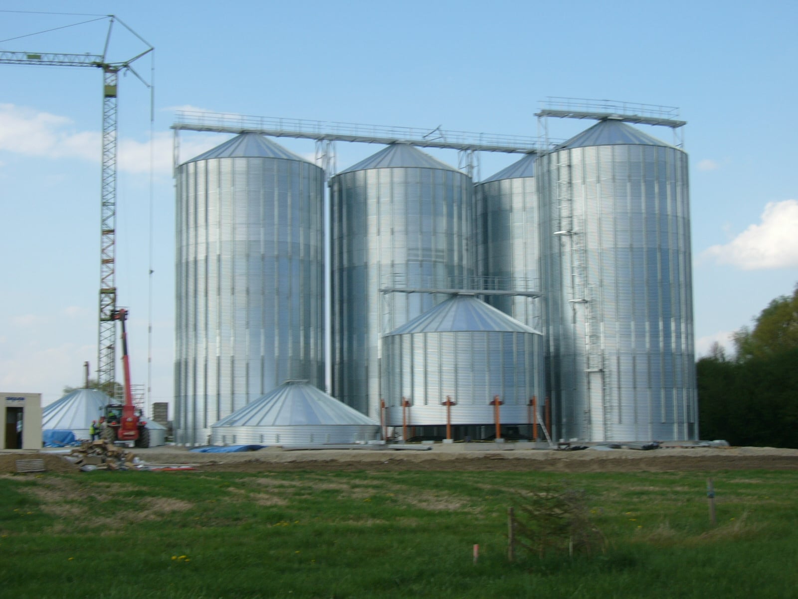 Flat Bottom Grain Silos